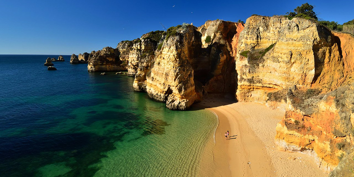 Portugal kurortu plyazh