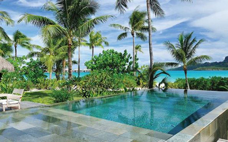 Three Bedroom Otemanu Luxury Beachfront Villa with Private Pool