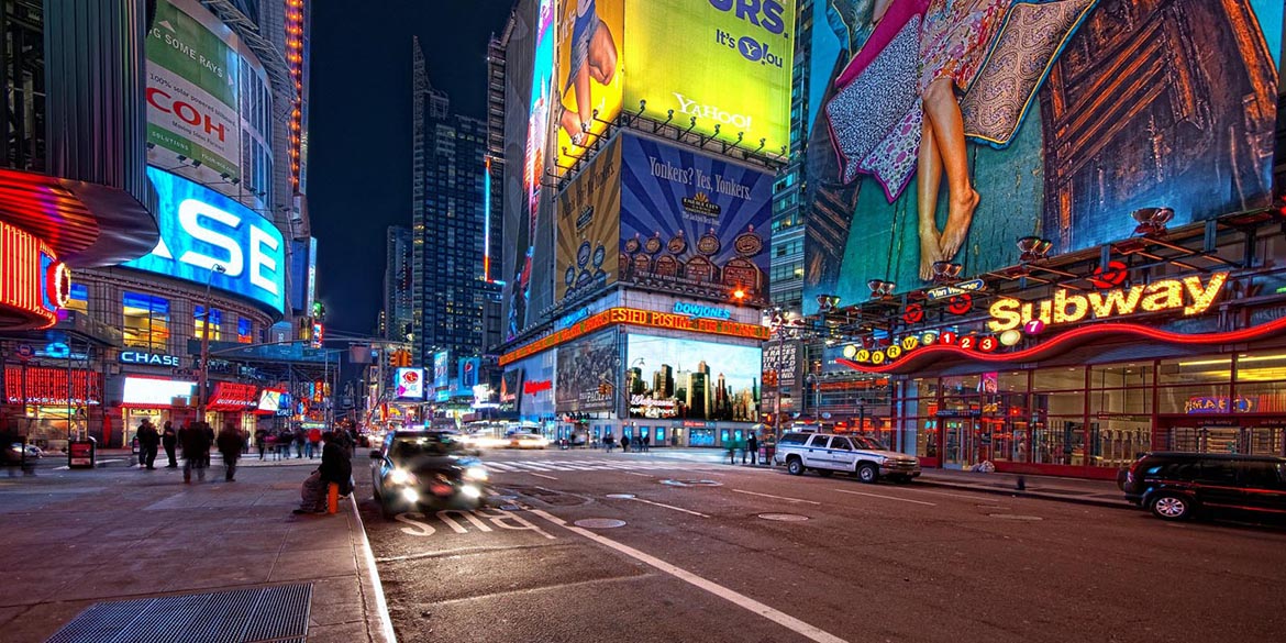 USA dostopr times square
