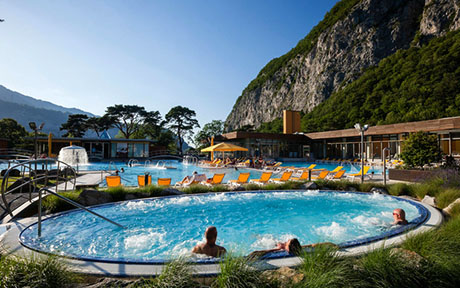 Термальный центр в Lavey-Les-Bains