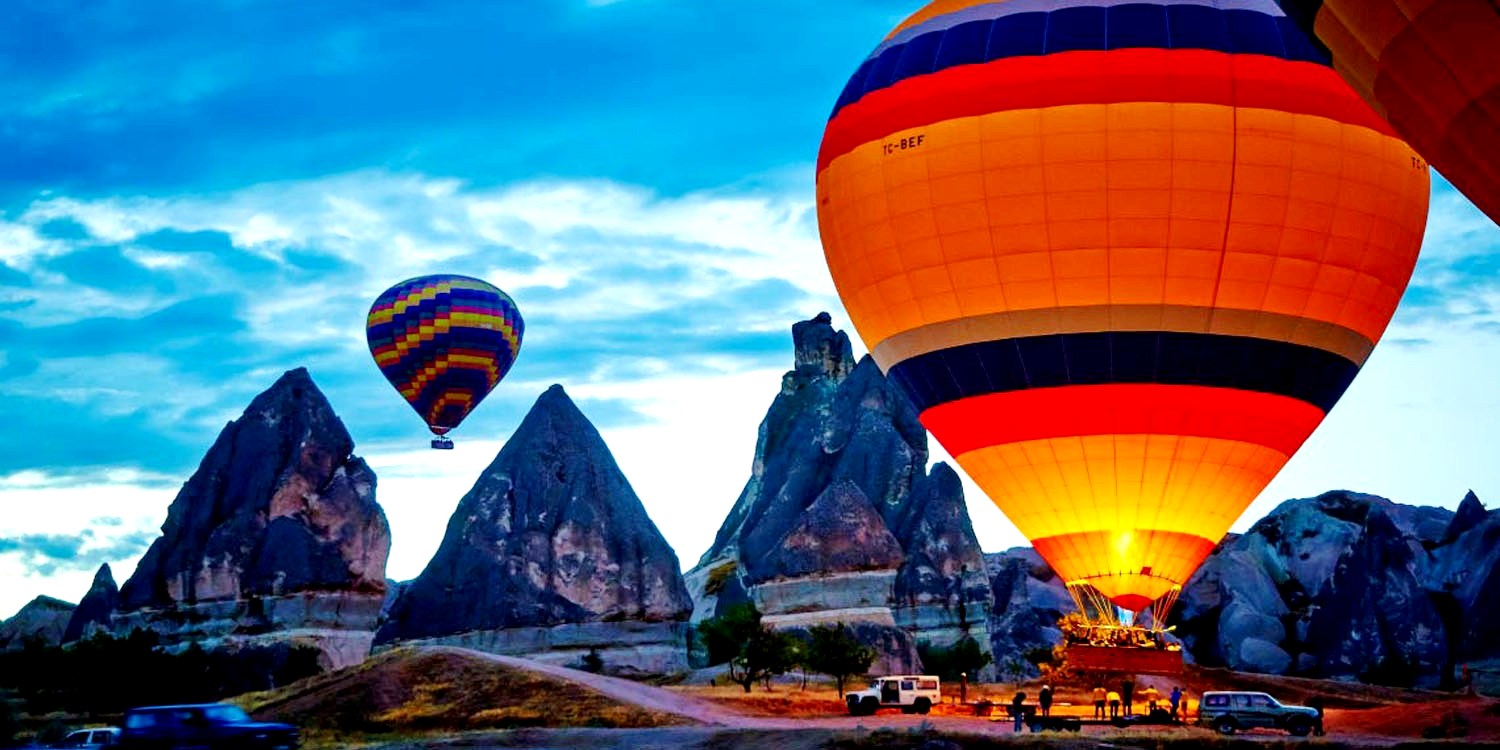 Web Hot Air Balloon launch in Goreme Cappadocia